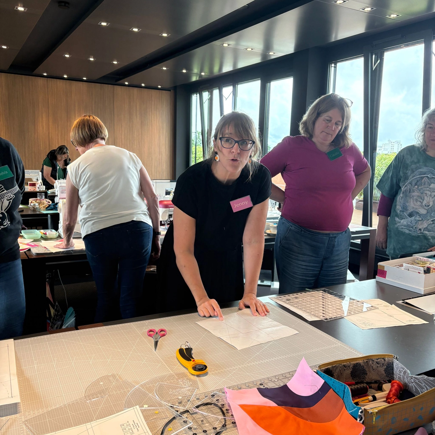 Neue Stoffe im KunststoffQuilt