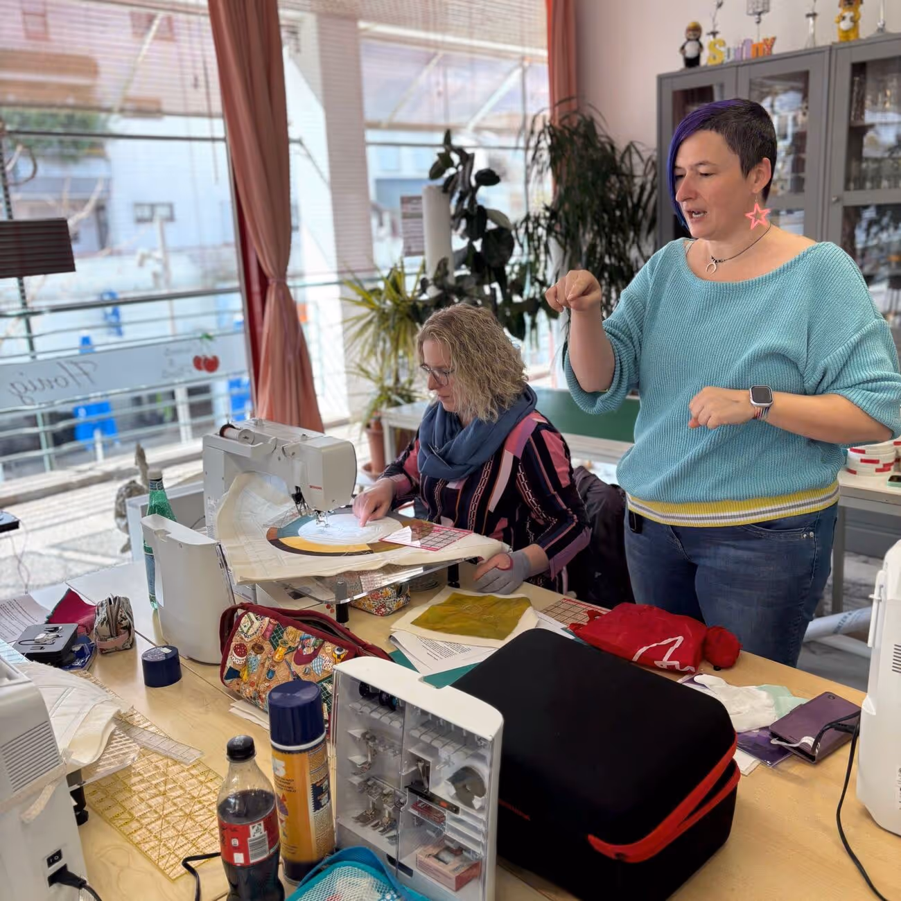 Neue Stoffe im KunststoffQuilt